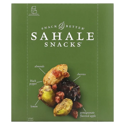 Sahale Snacks, Glazed Mix, фисташки со вкусом натурального граната, 9 пакетиков по 42,5 г (1,5 унции) каждый