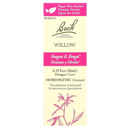Bach, Original Flower Remedies, ива, 10 мл (0,35 жидк. унции)