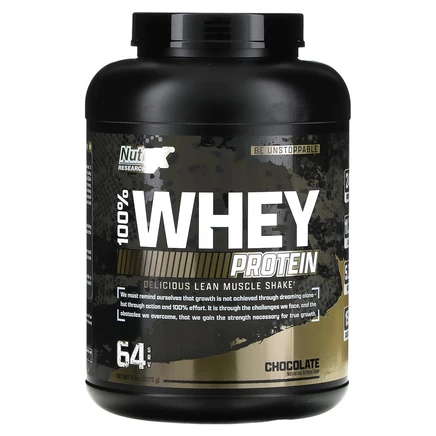 Nutrex Research, 100% сывороточный протеин премиального качества, со вкусом шоколада, 2272 г (5 фунтов)