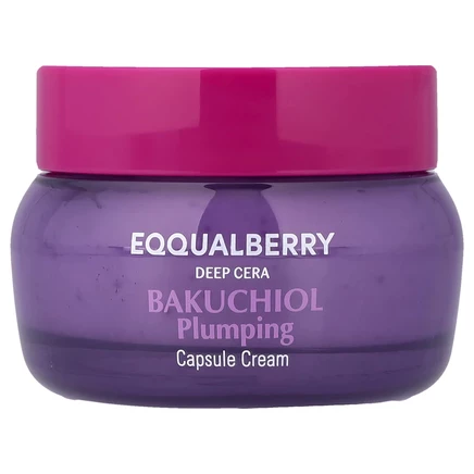 EQQUALBERRY, Deep Cera, Бакучиол, крем для объема в капсулах, 50 мл (1,69 жидк. унции)