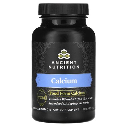 Ancient Nutrition, Кальций, 90 капсул