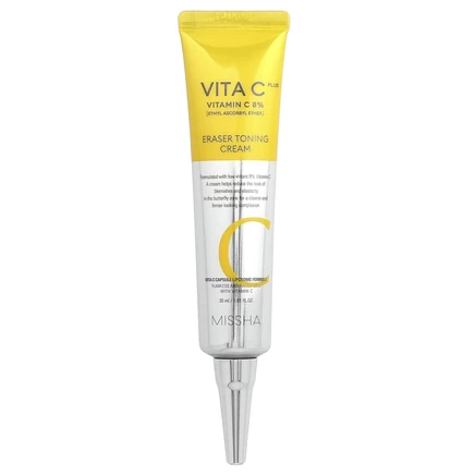 Missha, Vita C Plus, тонизирующий крем-ластик, 30 мл (1,01 жидк. Унции)