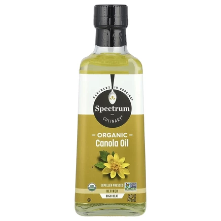 Spectrum Culinary, органическое рапсовое масло, экспеллерное прессование, 473 г (16 жидк. унций)