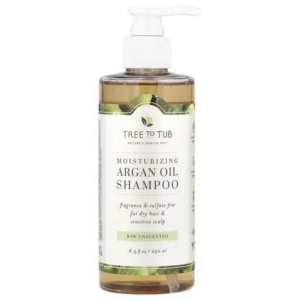 Tree To Tub, Шампунь для волос Soapberry, для всех типов волос, без запаха, 250 мл (8,5 жидк. Унции)