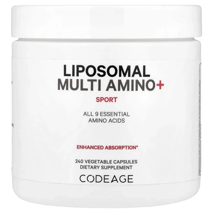 Codeage, Liposomal Multi Amino +, Centurion`` 240 капсул