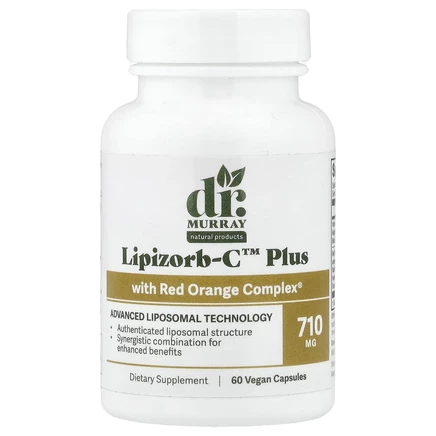 Dr. Murray's, Lipizorb C™ Plus с Red Orange Complex®, 60 веганских капсул