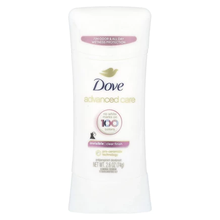Dove, Дезодорант-антиперспирант Advanced Care, невидимый, «Прозрачное покрытие», 74 г