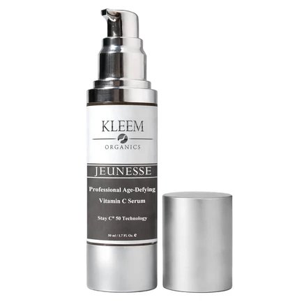Kleem Organics, Jeunesse, профессиональная антивозрастная сыворотка с витамином C, 50 мл (1,7 жидк. унции)