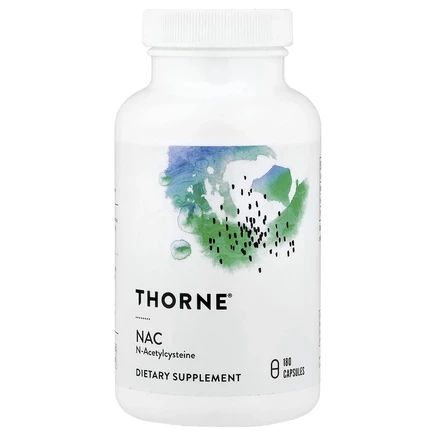 Thorne, NAC, 180 капсул (500 мг в 1 капсуле)