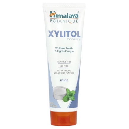 Himalaya, Зубная паста с ксилитолом, мята, 113 г (4 унции)