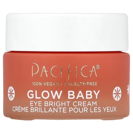 Pacifica, Glow Baby, крем для кожи вокруг глаз, без отдушек, 15 мл (0,5 жидк. Унции)