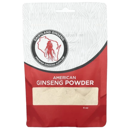Dairyland Ginseng, американский женьшень в порошке, 118 мл (4 унции)