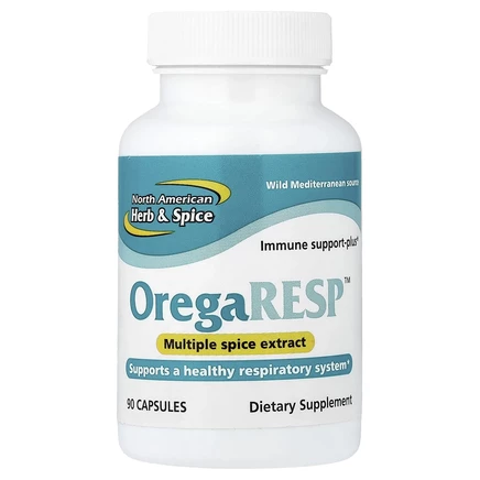 North American Herb & Spice, OregaResp™, экстракт нескольких специй, 90 капсул default