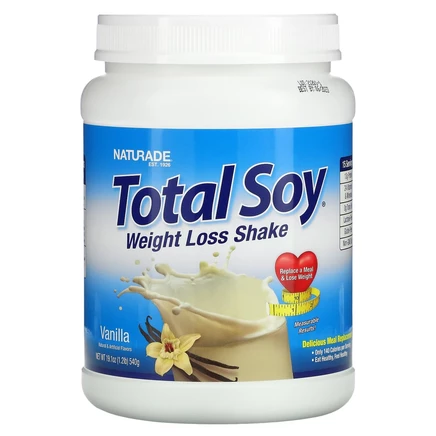 Naturade, Total Soy, коктейль для похудения, ваниль, 540 г (1,2 фунта)