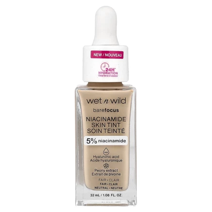 wet n wild, Barefocus, никотинамид, краситель для кожи, светлый, 32 мл (1,08 жидк. унции)