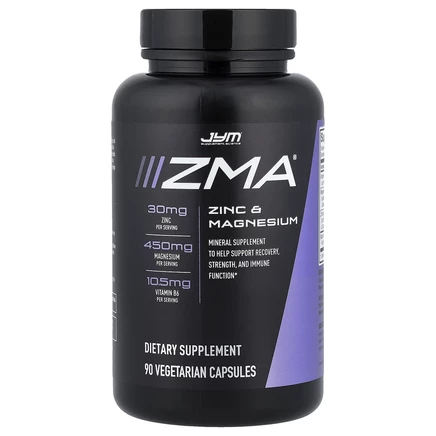 JYM Supplement Science, ZMA, цинк и магний, 90 вегетарианских капсул