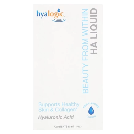 Hyalogic, Beauty From Within, гиалуроновая кислота, жидкий продукт, без добавок, 30 мл (1 унция)