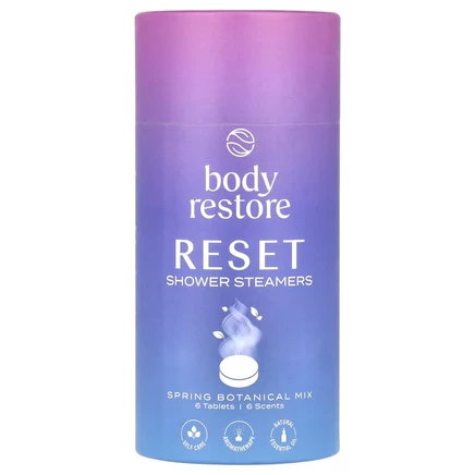Body Restore, Пароварки для душа, весенняя растительная смесь, 6 таблеток, 5,3 унции