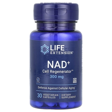 Life Extension, регенератор NAD и клеток, 300 мг, 30 вегетарианских капсул