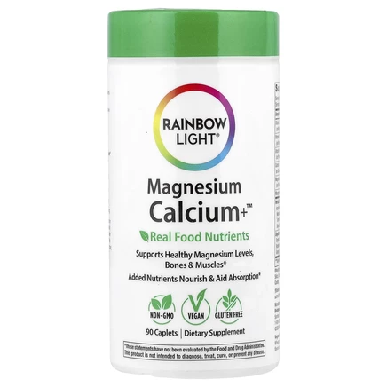 Rainbow Light, магний Calcium+™, 90 капсул