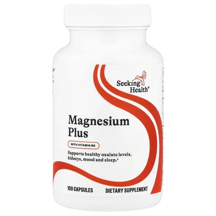 Seeking Health, Magnesium Plus с витамином B6, 100 вегетарианских капсул
