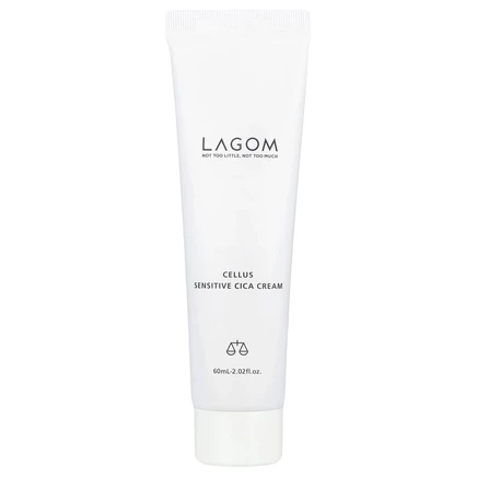 Крем для лица LAGOM Cellus Sensitive CICA, 60 мл