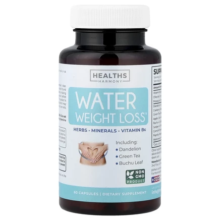 Healths Harmony, Вода для снижения веса`` 60 капсул
