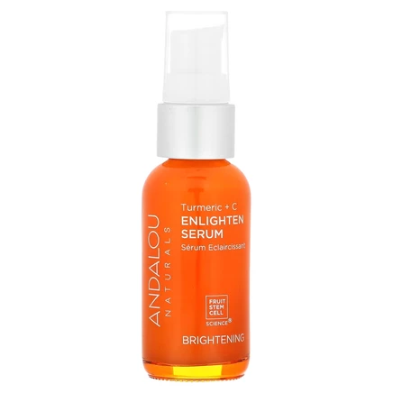 Andalou Naturals, осветляющая сыворотка, с куркумой и витамином C, 32 мл (1,1 жидк. унции)
