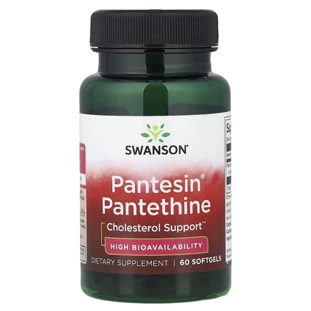 Swanson, Pantesin Pantethine, 60 мягких таблеток