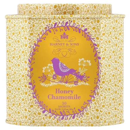 Harney & Sons, мед и ромашка, 30 пакетиков, 48 г (1,69 унции)