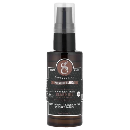 Suavecito, Premium Blends, масло для бороды, со вкусом виски, 30 мл (1 жидк. унция)