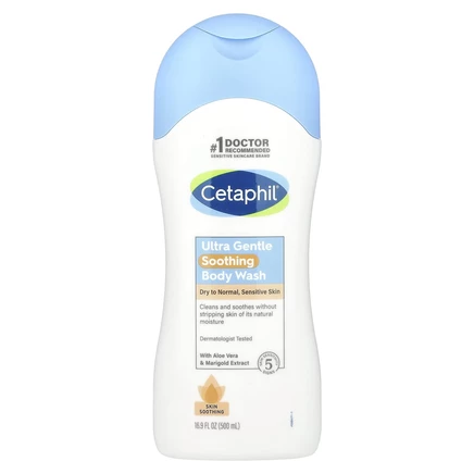 Cetaphil, Ультра нежное успокаивающее гель для душа, 500 мл (16,9 жидк. Унции)