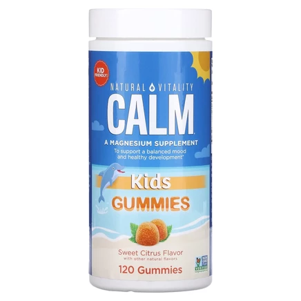 Natural Vitality, CALM, детские жевательные таблетки, сладкие цитрусовые, 120 жевательных таблеток