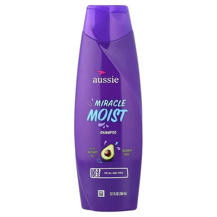 Aussie, Miracle Moist, шампунь для сухих волос с авокадо и австралийским маслом жожоба, 360 мл (12,1 жид. унции)