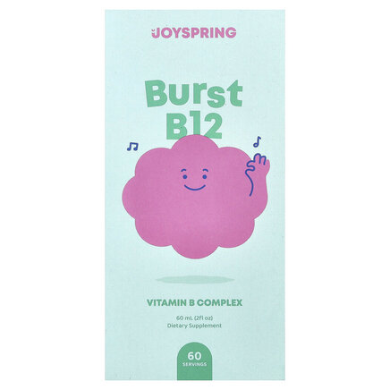 JoySpring, Burst B12, комплекс витаминов группы B, 60 мл (2 жидк. унции)