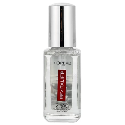 L'Oréal, Revitalift Derm Intensives, 2,5% [гиалуроновая кислота + кофеин] сыворотка для кожи вокруг глаз, без отдушек, 20 мл (0,67 жидк. Унции)