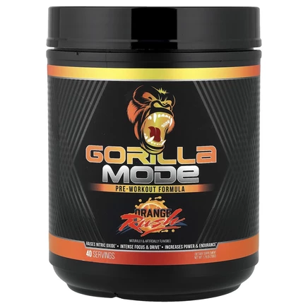 Gorilla Mind, Mode, предтренировочная добавка, апельсин, 796 г (1,75 фунта)
