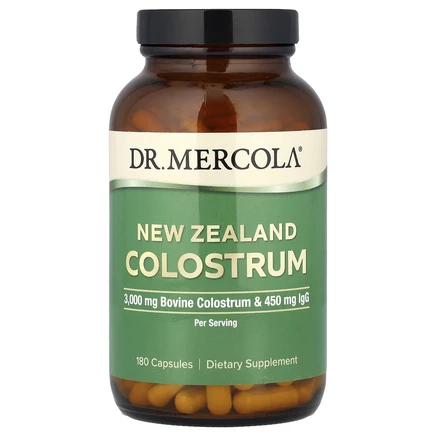 Dr. Mercola, Новозеландское молозиво, 180 капсул