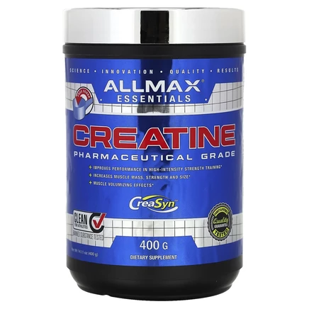 ALLMAX, Порошок креатина, 100 % чистый тонкодисперсный моногидрат креатина, креатин фармацевтической категории, 400 г (14,11 унции)