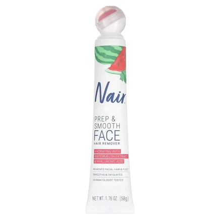 Nair, средство для депиляции, для подготовки и гладкости лица, 50 г (1,76 унции)