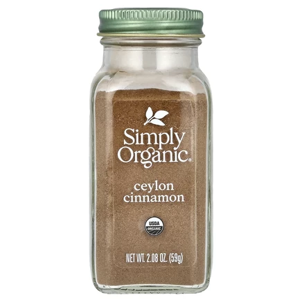 Simply Organic, Органическая цейлонская корица, 2,08 унций (59 г)