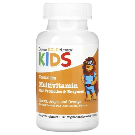 Детские жевательные витамины California Gold Nutrition