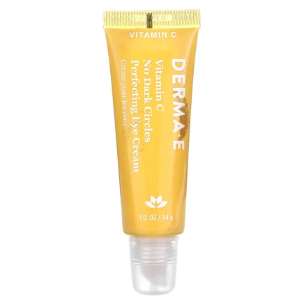 DERMA E, крем с витамином С от темных кругов под глазами, 14 г (0,5 унции)