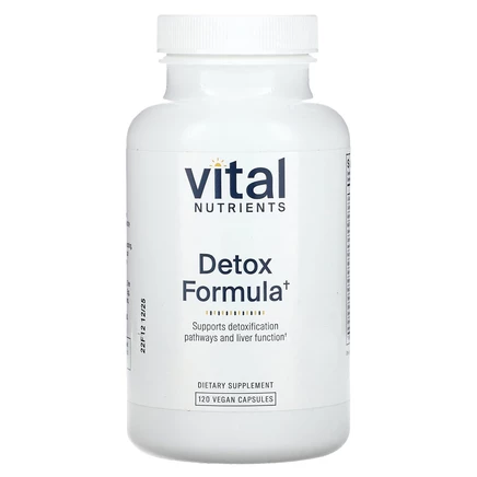 Vital Nutrients, Detox Formula, 120 веганских капсул