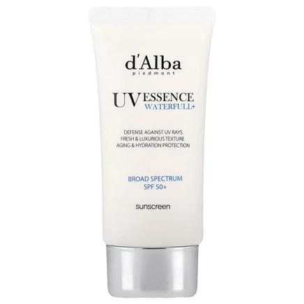 d'Alba, UV Essence Waterfull + Sunscreen, SPF 50+, 50 мл (1,69 жидк. Унции)