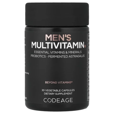 Codeage, мультивитамины для мужчин, 30 растительных капсул