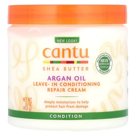 Cantu, несмываемый крем с аргановым маслом, 453 г (16 унций)