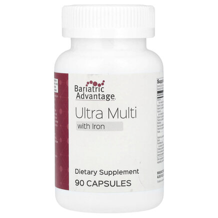 Bariatric Advantage, Ultra Multi с железом, 90 капсул