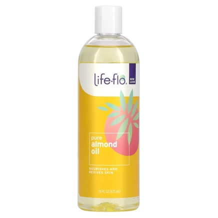 Life-flo, чистое миндальное масло, 473 мл (16 жидк. унций)