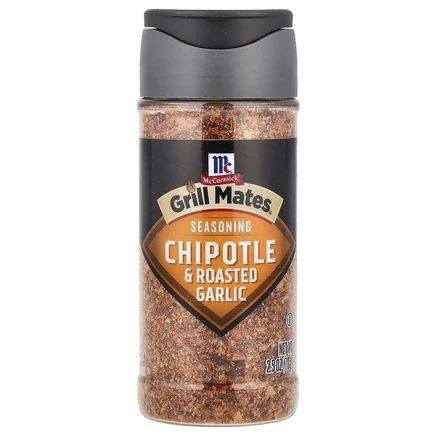 McCormick Grill Mates, Чипотле и приправа из обжаренного чеснока, 70 г (2,5 унции)